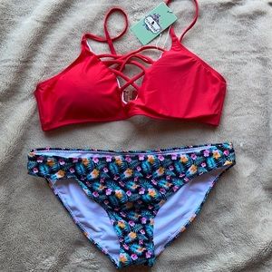 Funny girl two piece swim suit ! Ready for summer!